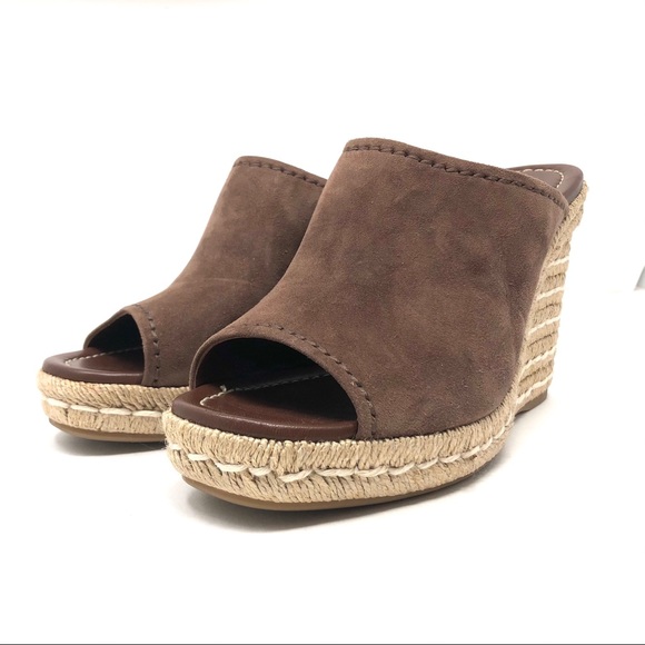 PRADA suede espadrille wedge mules, made in Italy, size 40.5 NWOT - Picture 5 of 16